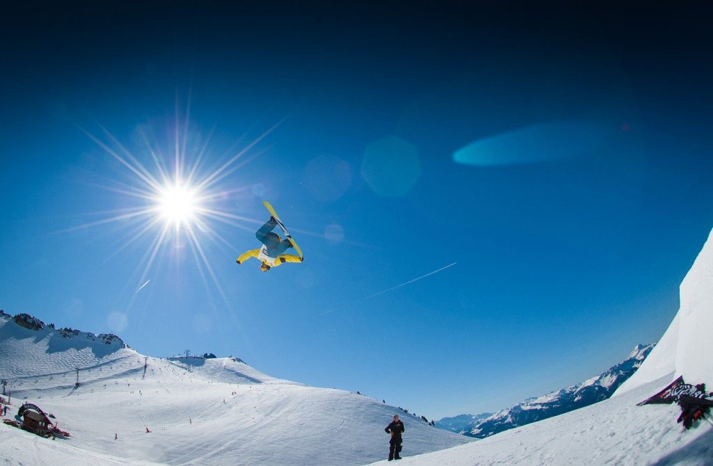 Skifahren - Adrenalinkick im Snowpark